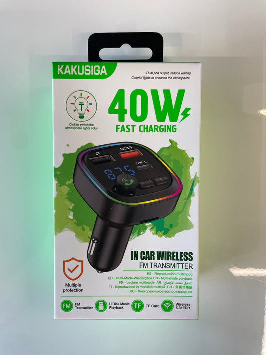 Kakusiga - 40W Fast charging In Car Wireless