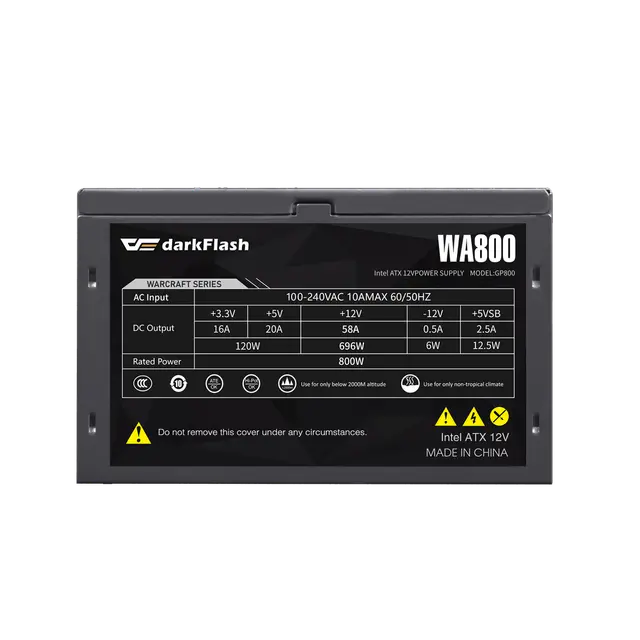 DarkFlash Power Supply WA800 Non-Modular