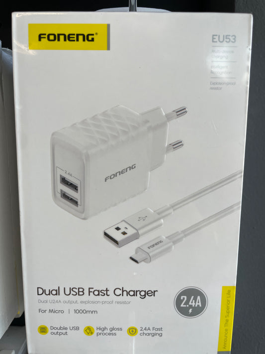 Foneng - 2.4A Fast charger