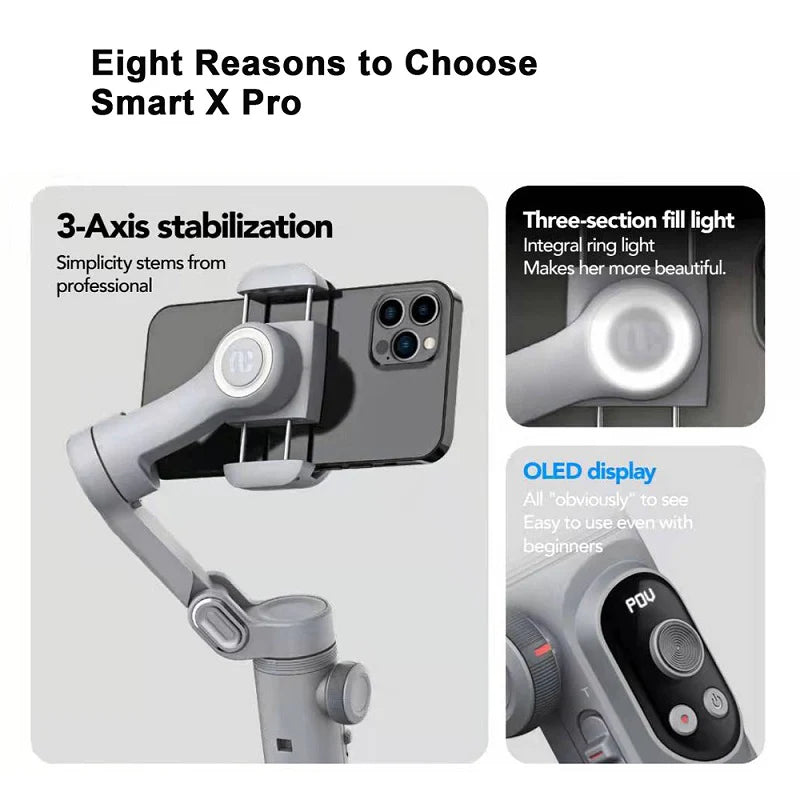 Smart X - 3axis Smartphone Stabilizer