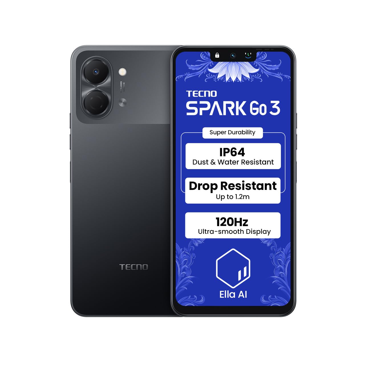 Spark Go 3 4/64GB - Black
