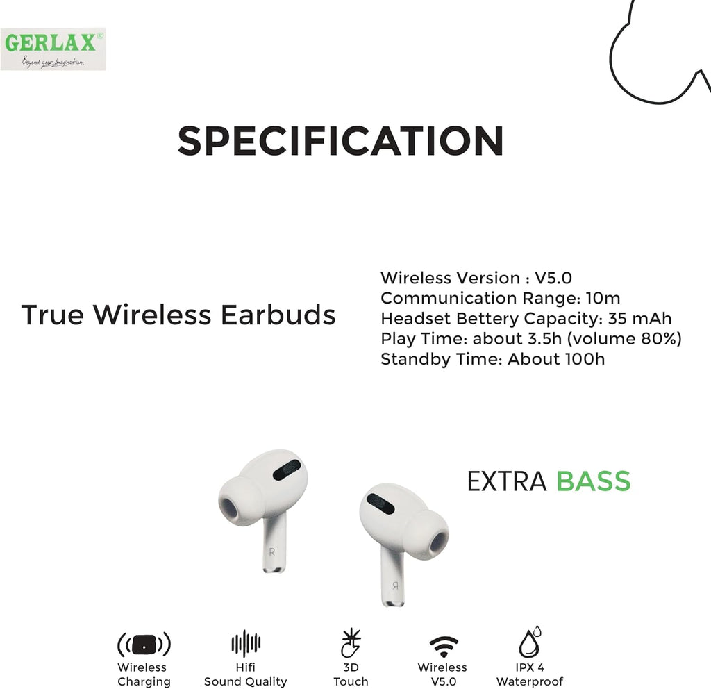 Gerlax H16W - Wireless Earphones
