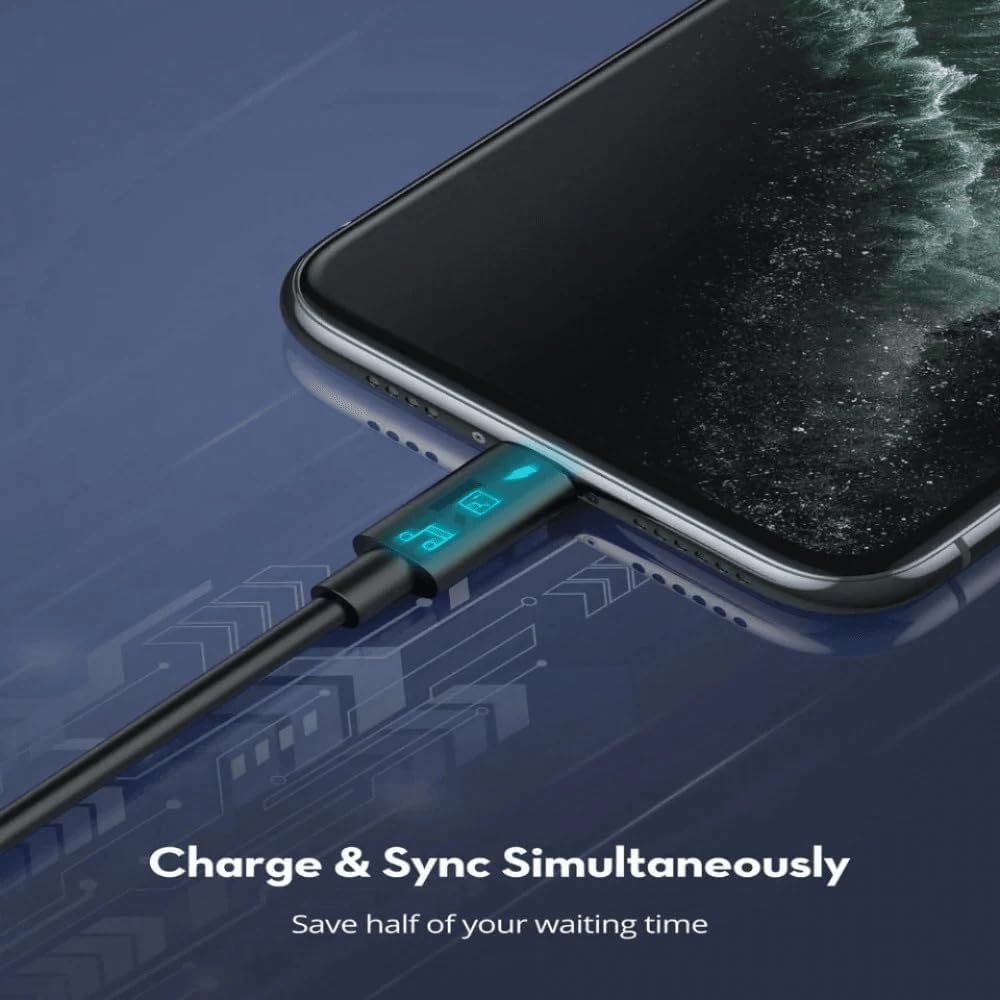 RavPower RP-CB1016 - Type C-Lighting 1M TPE Black