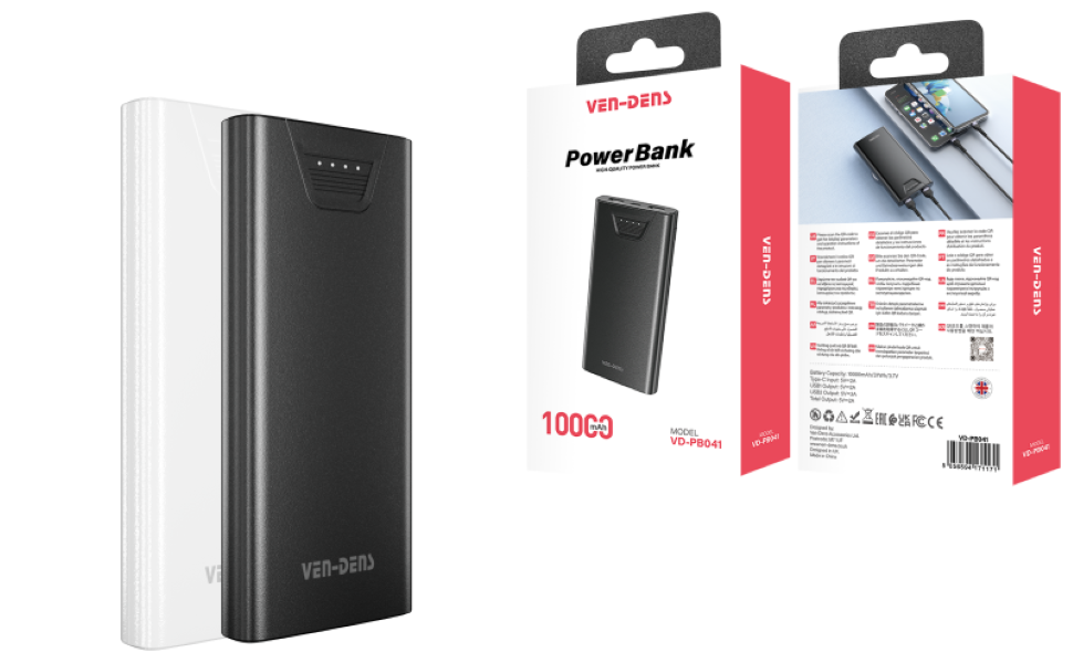 VenDens - 10000mAh Powerbank