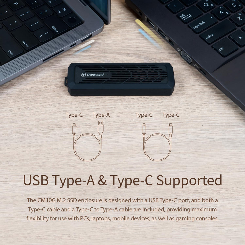Transcend CM10G - M.2 SSD Enclosure Kit