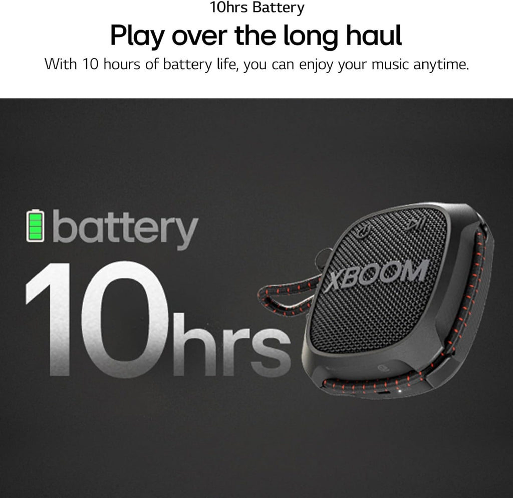 LG XG2TBK - XBOOM Go Wireless Portable Speaker Mil-Std