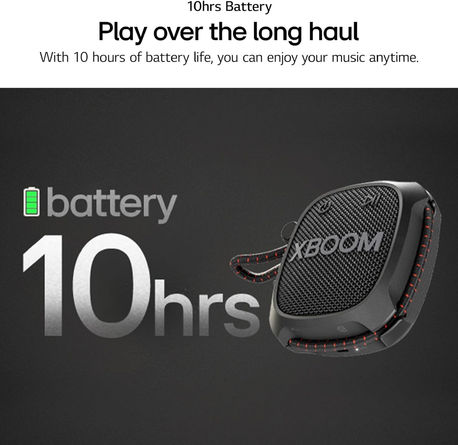 LG XG2TBK - XBOOM Go Wireless Portable Speaker Mil-Std