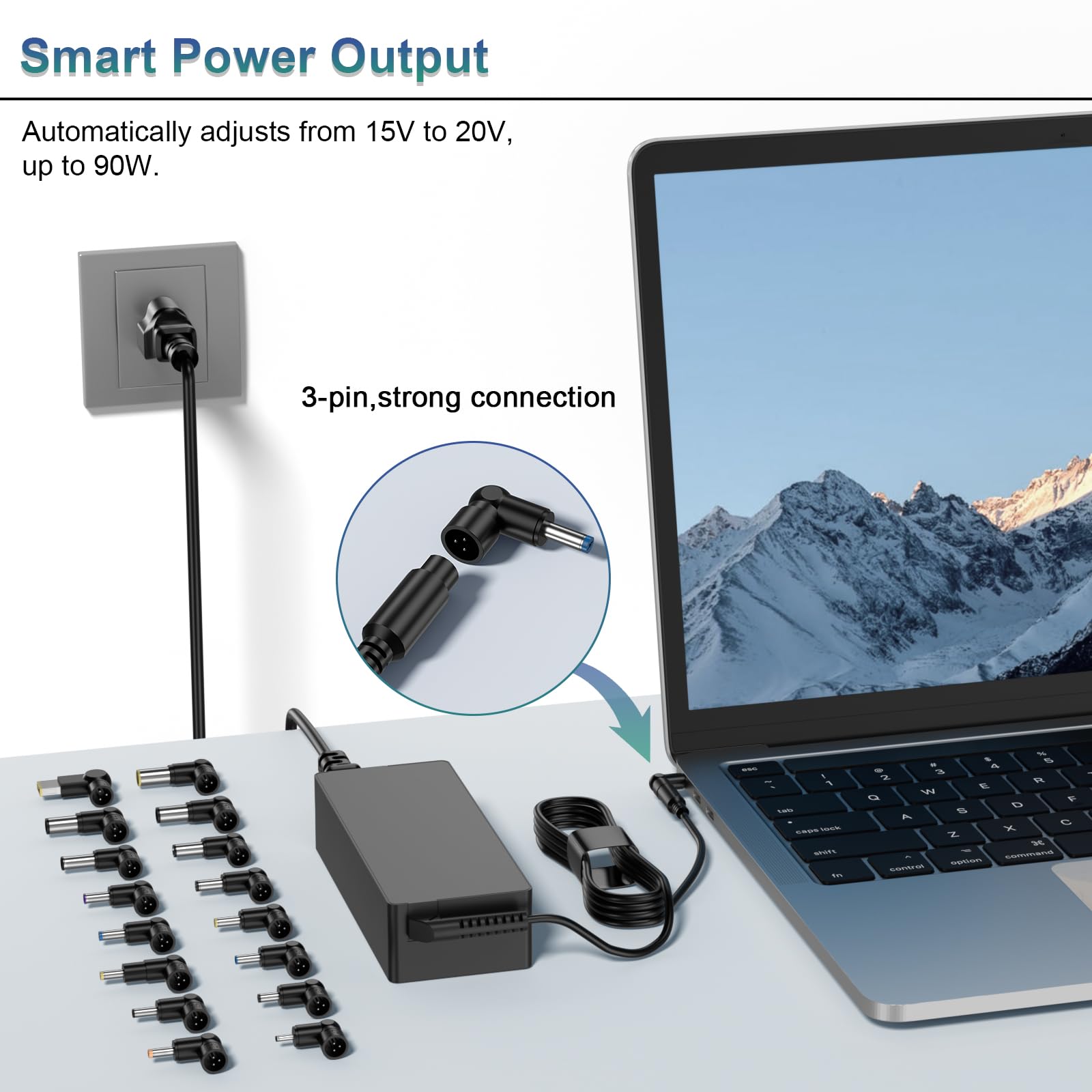 Universal 90W Notebook Adapter