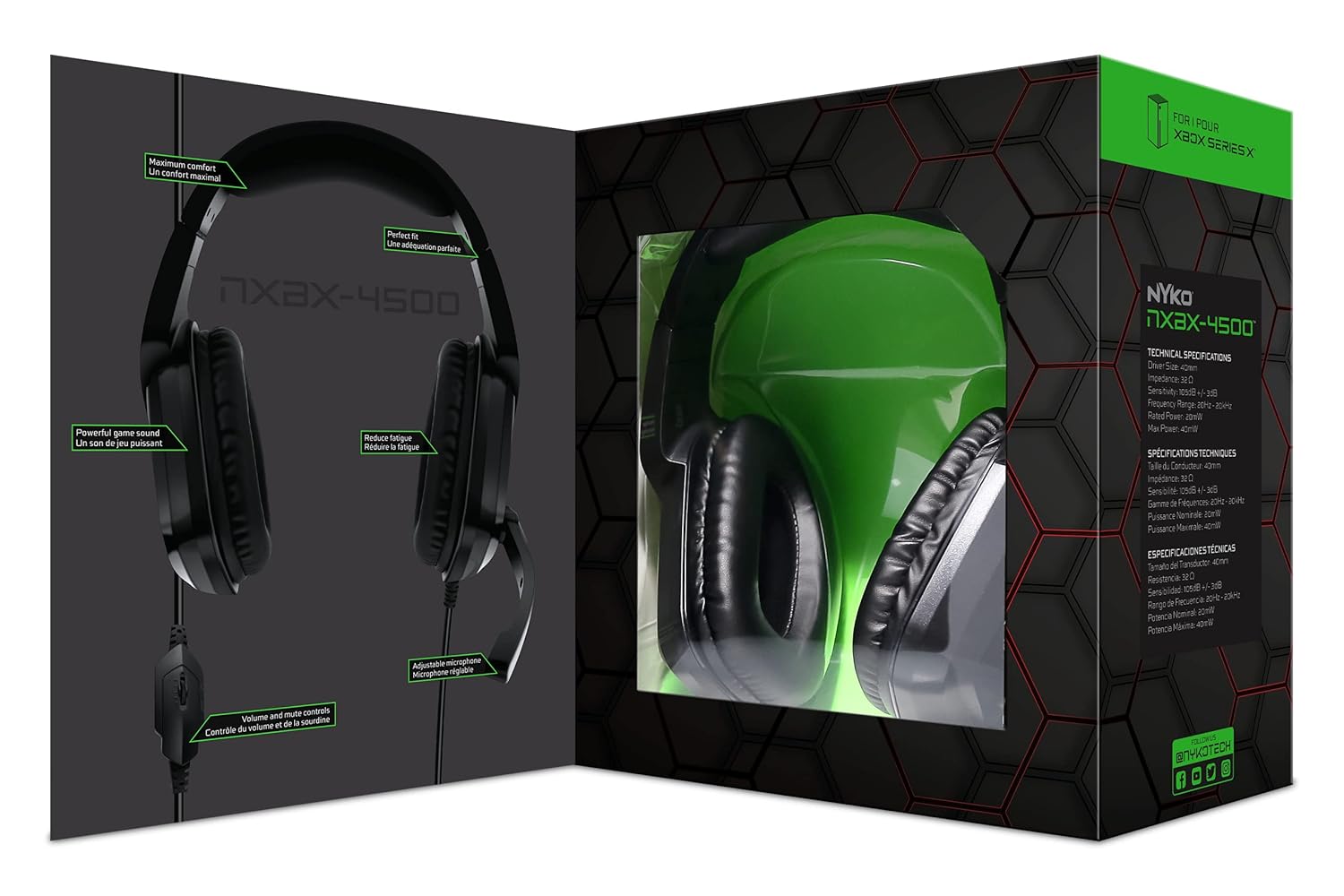 NYKO NXBX-4500 - Wired Gaming Headset