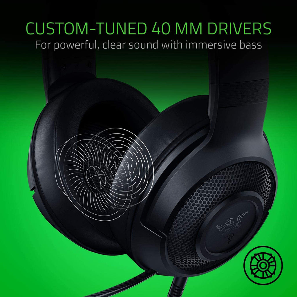 Razer Kraken X - Essential Wired Gaming Headset