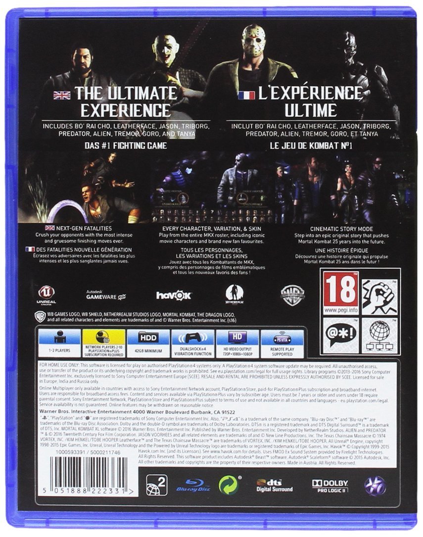 Mortal Kombat XL - PS4 (USED)