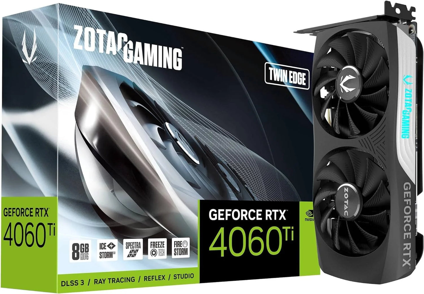 ZOTAC GAMING GEFORCE RTX 4060 TI TWIN EDGE 8G 128BIT GDDR6