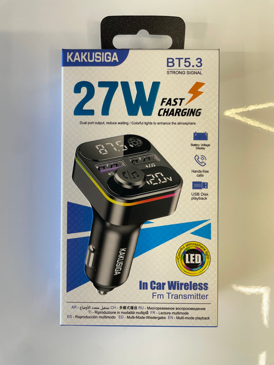 Kakusiga - 27W Fast charging In Car Wireless