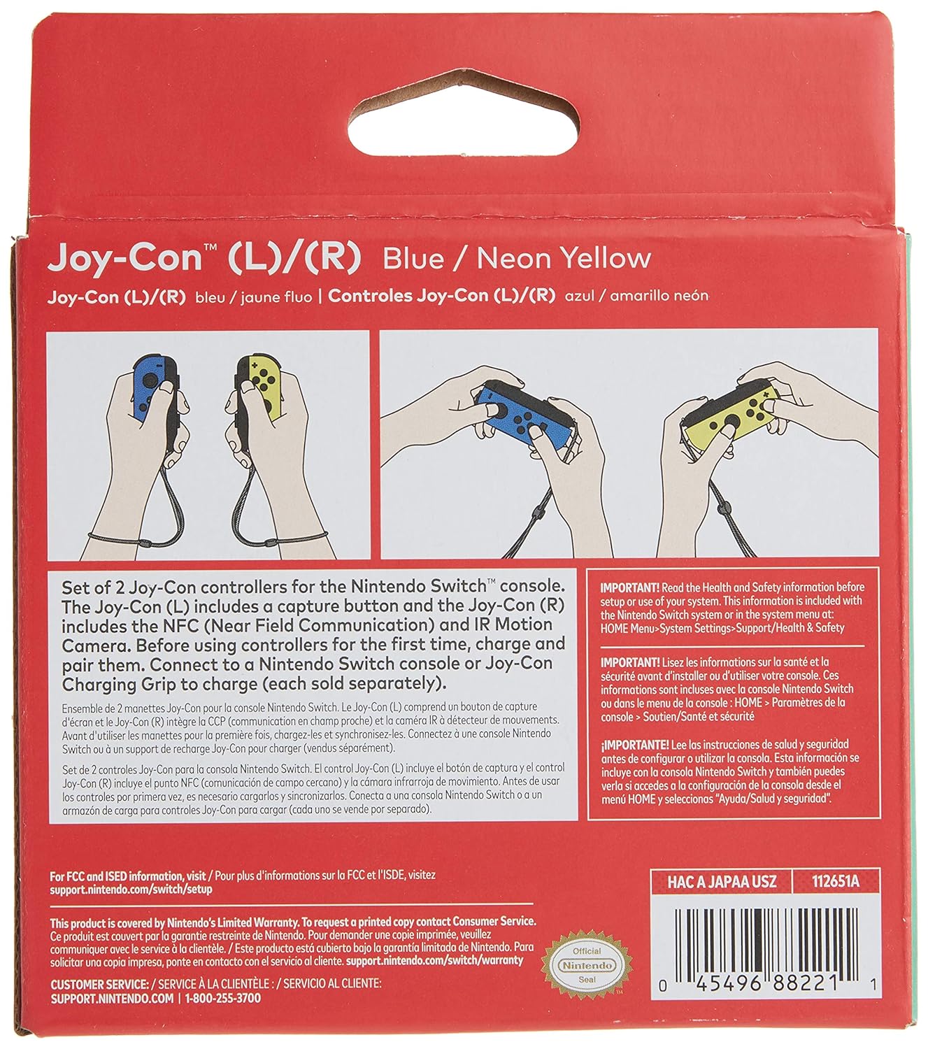 Nintendo Switch - Joy-Con (L)/(R) Blue&Yellow