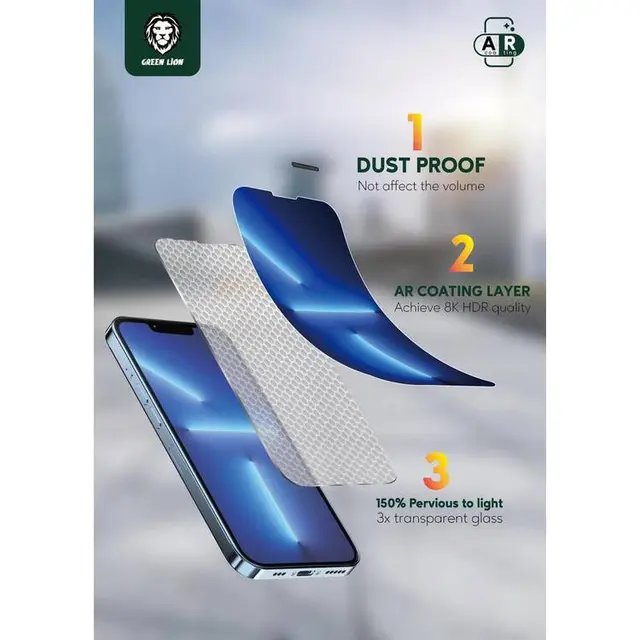 Green Lion - Screen Protection Anti Reflective Transparent Glass