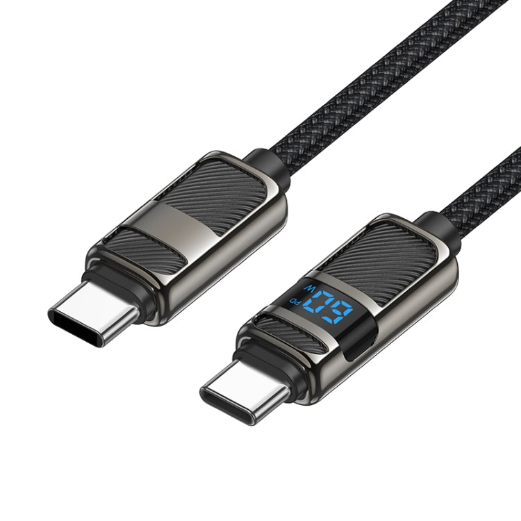Hoco U137 - Power Display Braided Charging Cable USB-C to C