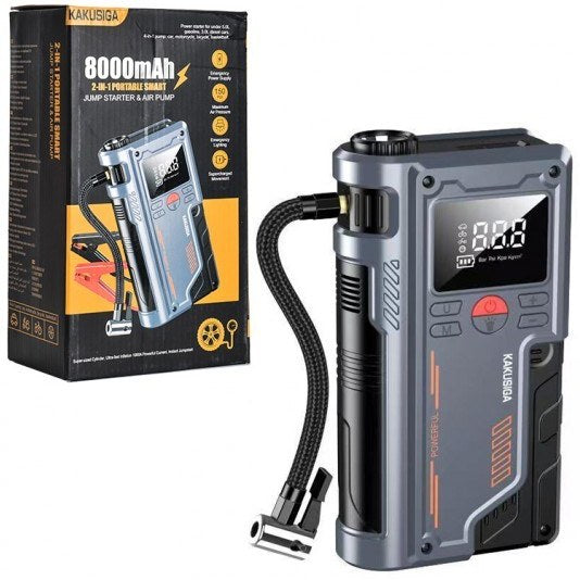 Kakusiga KSC-1081 - 8000mAh 2in1 portable smart jump starter & air pump