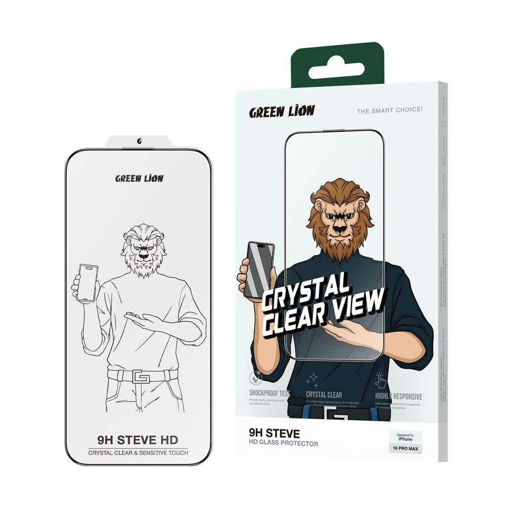 Green Lion - Screen Protection 9H Steve