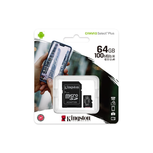 Kingston - Micro SD 100MB/s 64GB