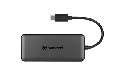 Transcend 3 Port hub 1 Port PD SD Micro SD Reader USB 3.1 Gen 2, Type C