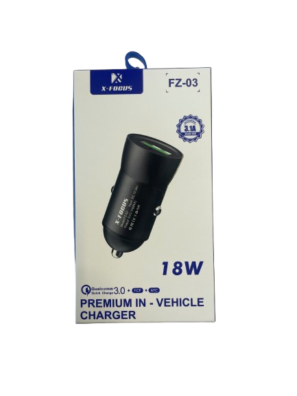 X-Focus Car Charger 18W USB