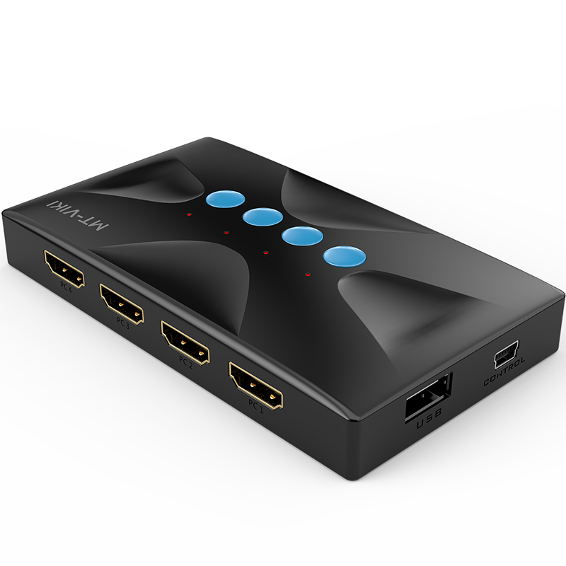 USB KVM Switch - 4 port HDMI KVM Switch