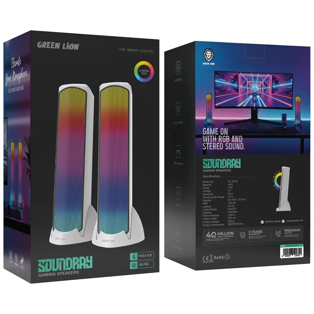 Green Lion - Soundray Gaming Speaker RGB