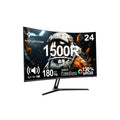 Minifire MFG24C1 24" Curved Monitor, FHD 1920x1080, 180hz 1ms, Borderless, Adaptive Sync, VESA Mount