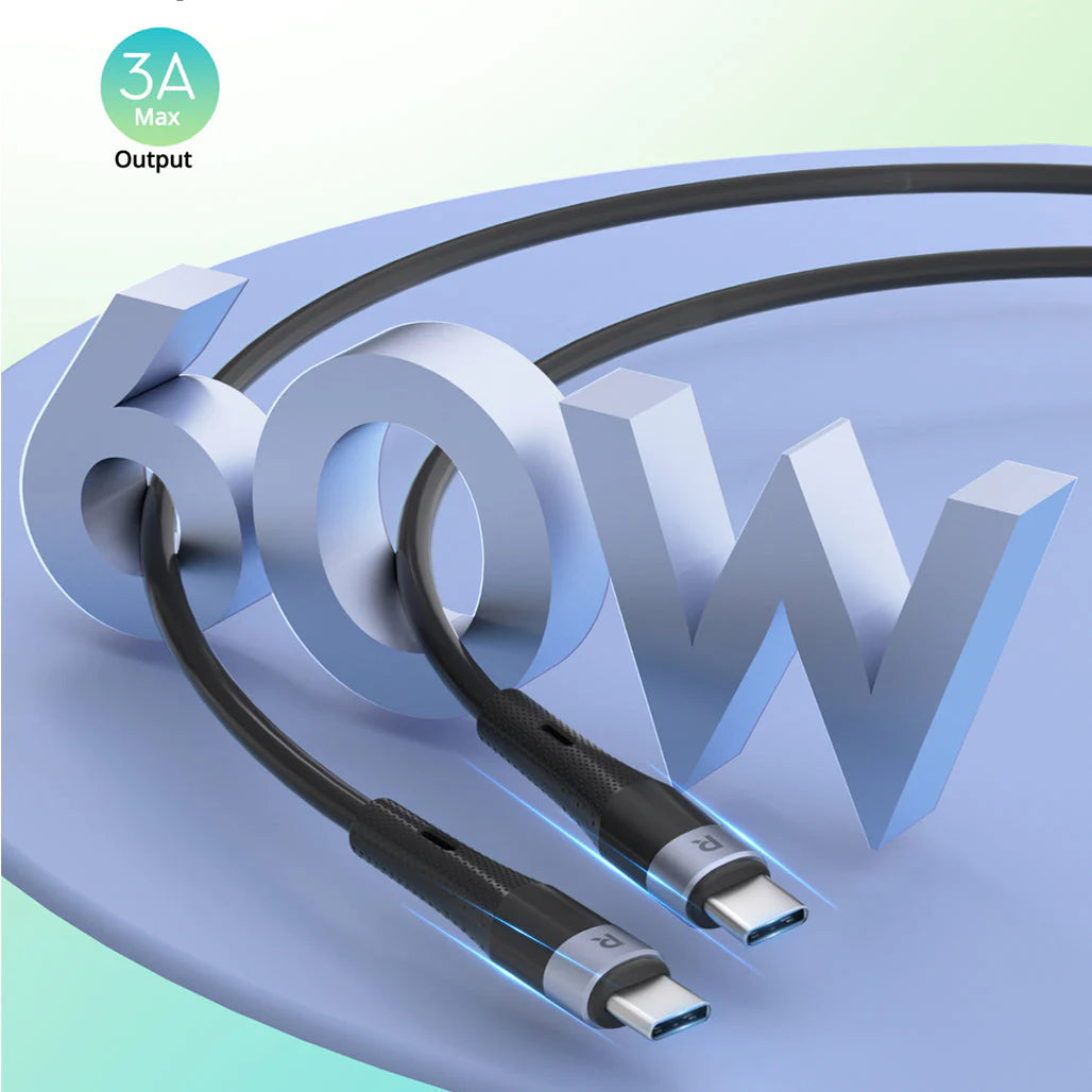 RavPower RP-CB1038 - Liquid Silicon 1.2M C-C Black