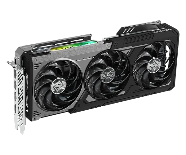 ASROCK AMD Radeon™ RX 9070 XT Steel Legend 16GB, BLACK