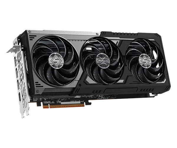 ASROCK AMD Radeon™ RX 9070 XT Steel Legend 16GB, BLACK