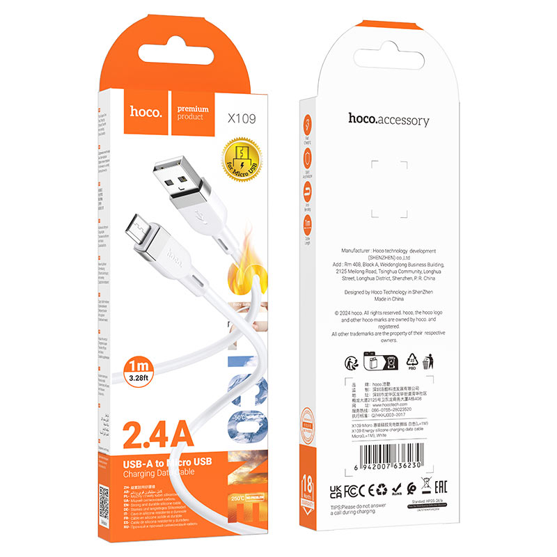 Hoco X109 - USB to Micro Cable