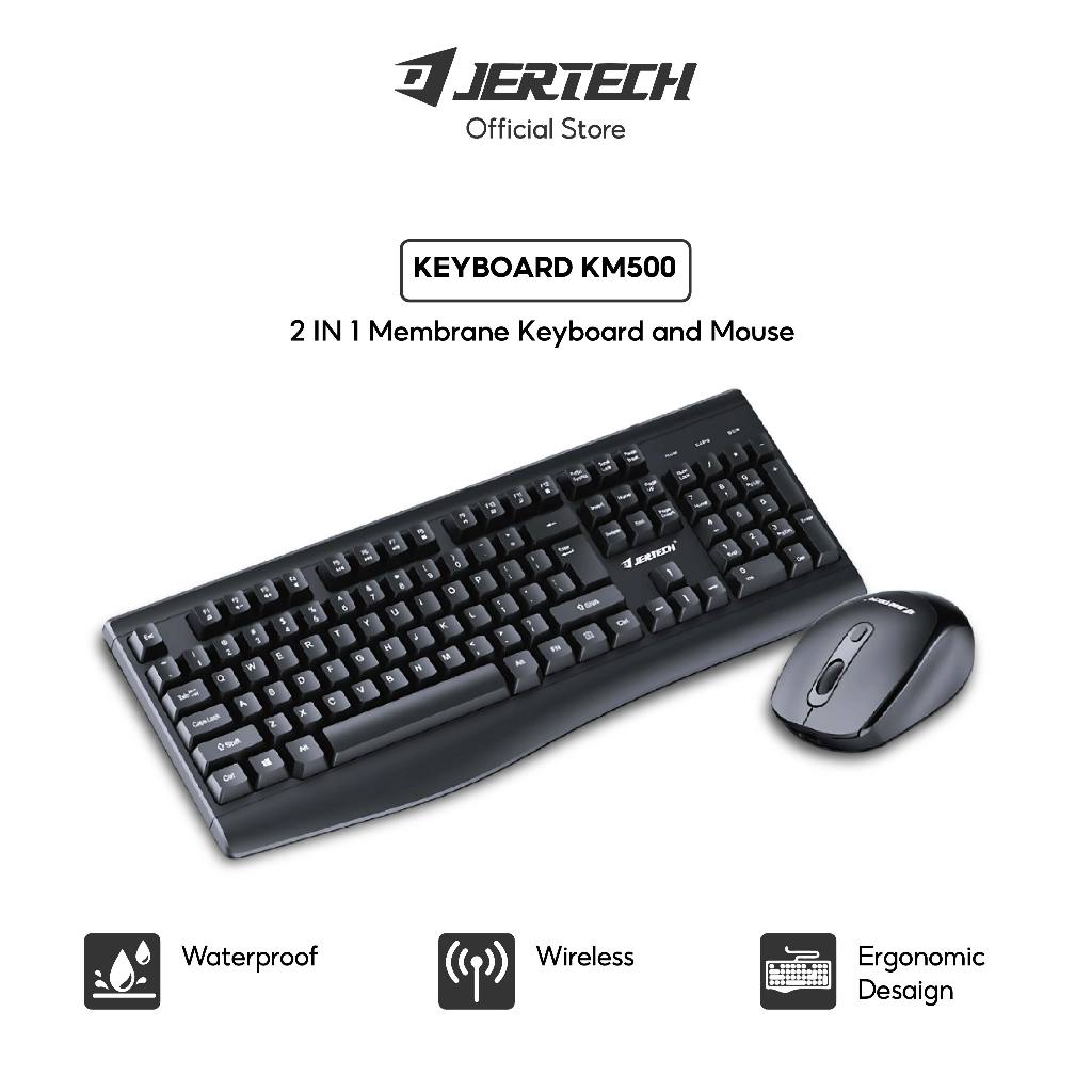 Jertech - KM500 Wireless Keyboard Conbo
