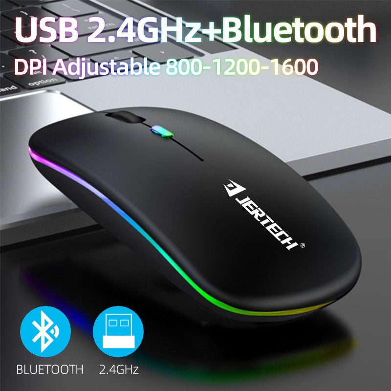 Jertech JR3 - 3in1 RGB Wireless Mouse