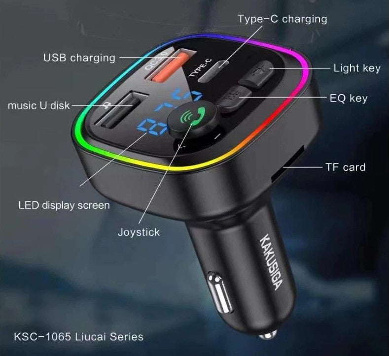 Kakusiga KSC-1065 - 40W Fast Charging FM Transmitter