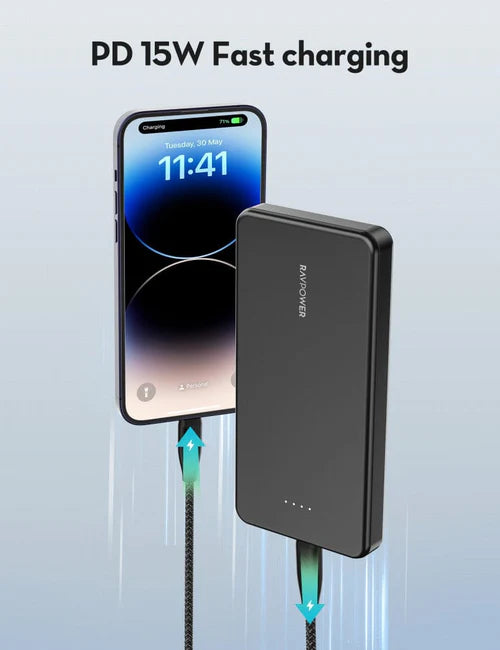 RavPower RP-PB1215 - 10000MAH 15W 1A 1C with LED display
